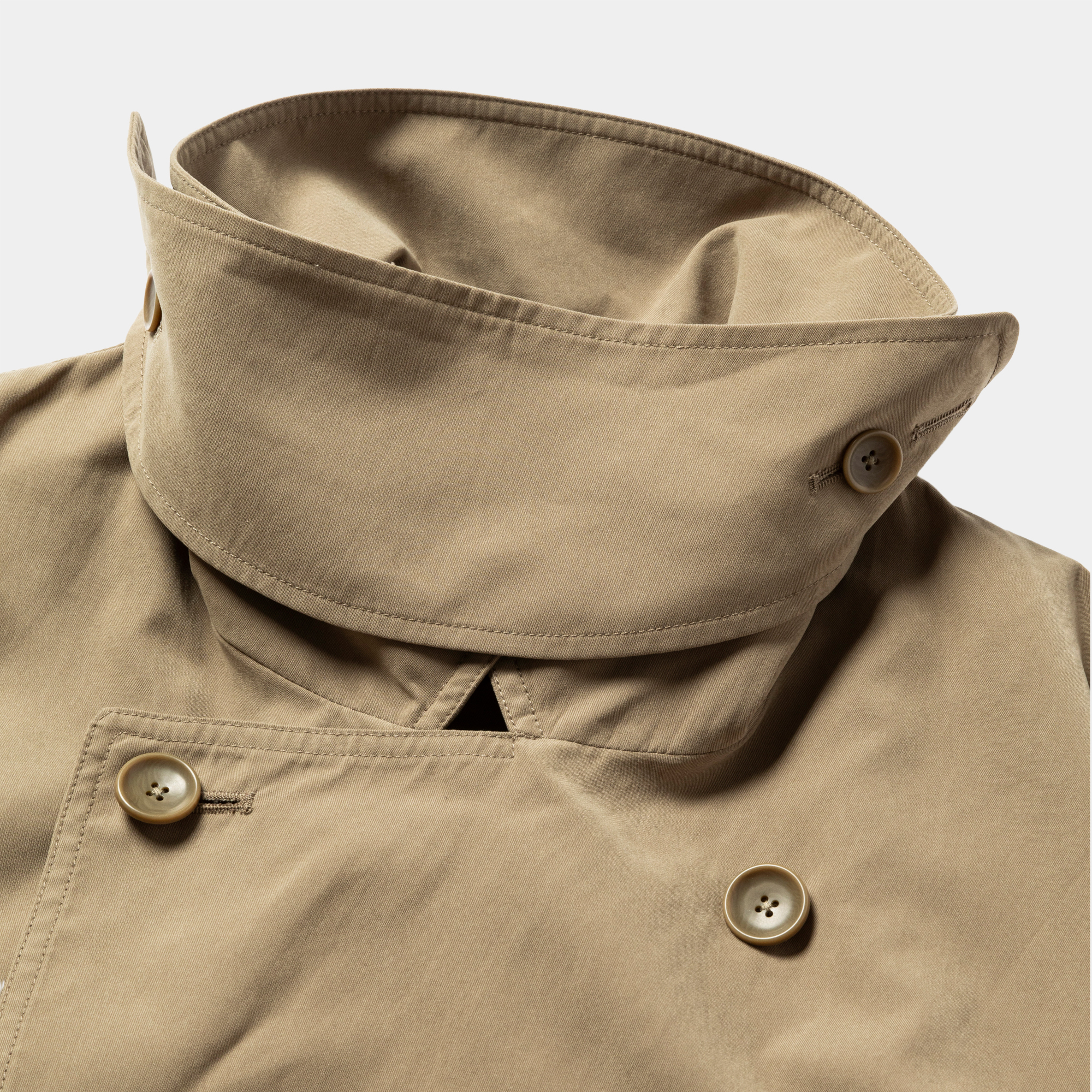 Padding Over Coat/Greige