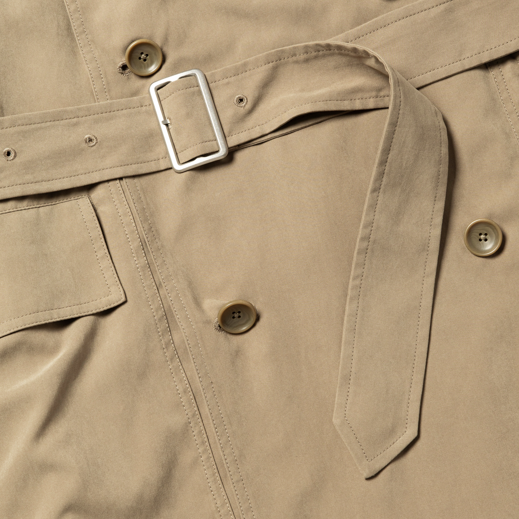 Padding Over Coat/Greige