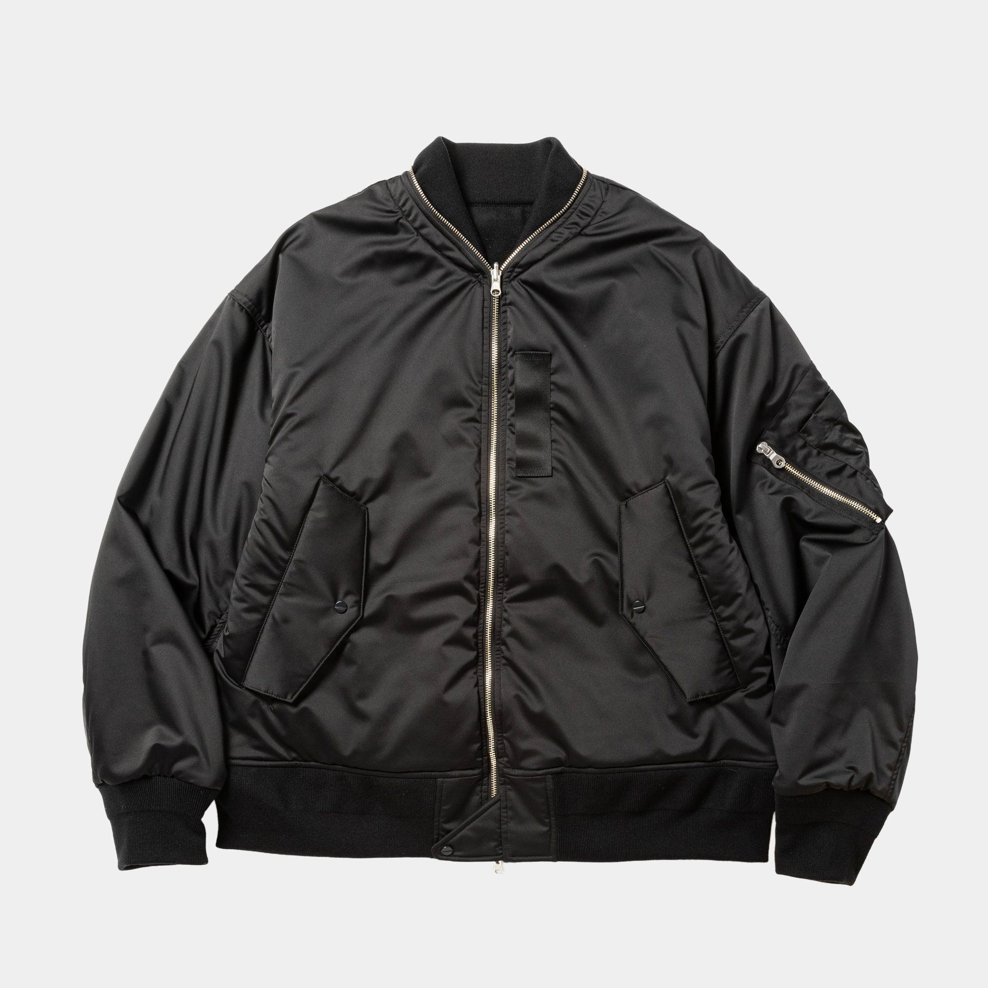 Nylon×Beaver Reversible MA1/Off Black