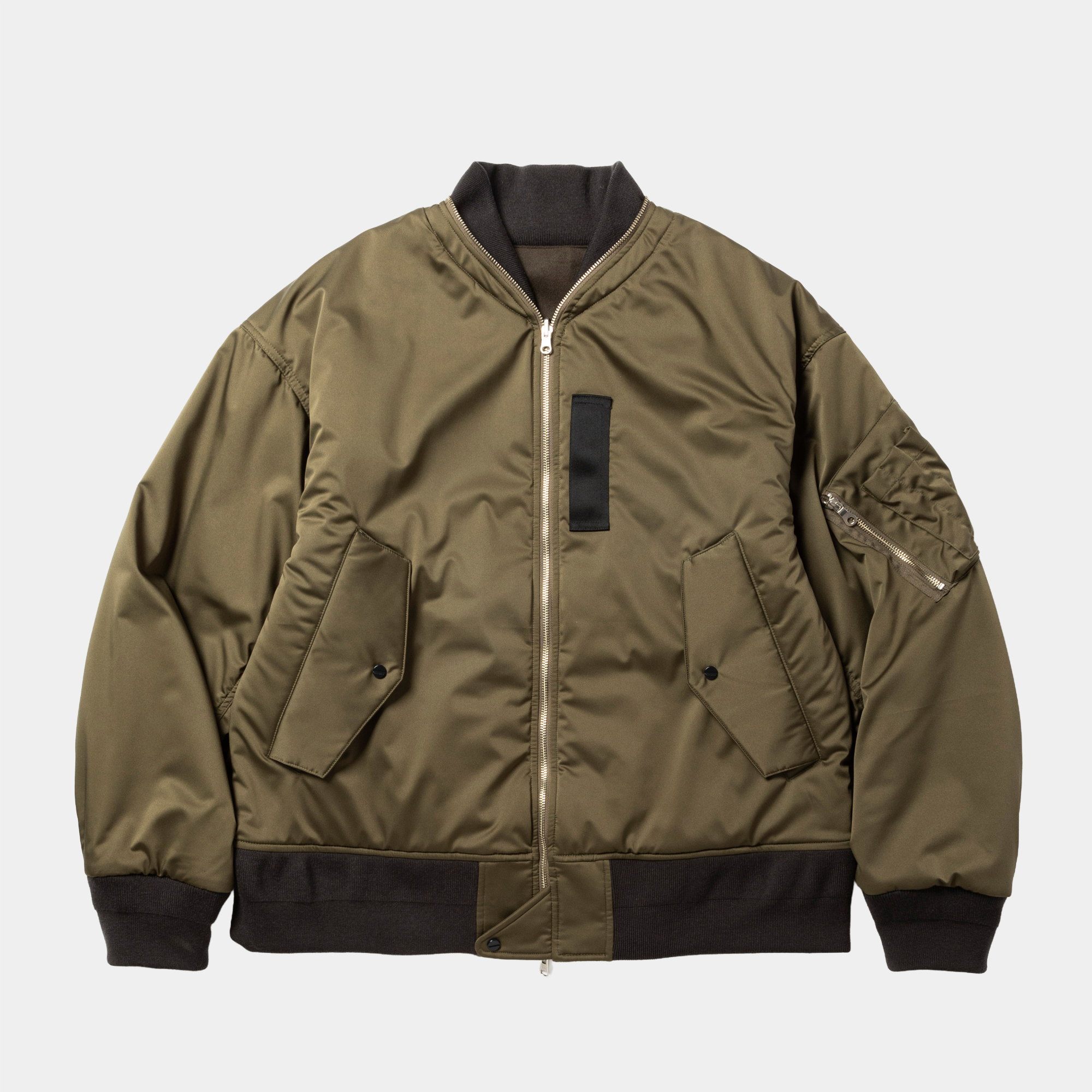 Nylon×Beaver Reversible MA1/Khaki