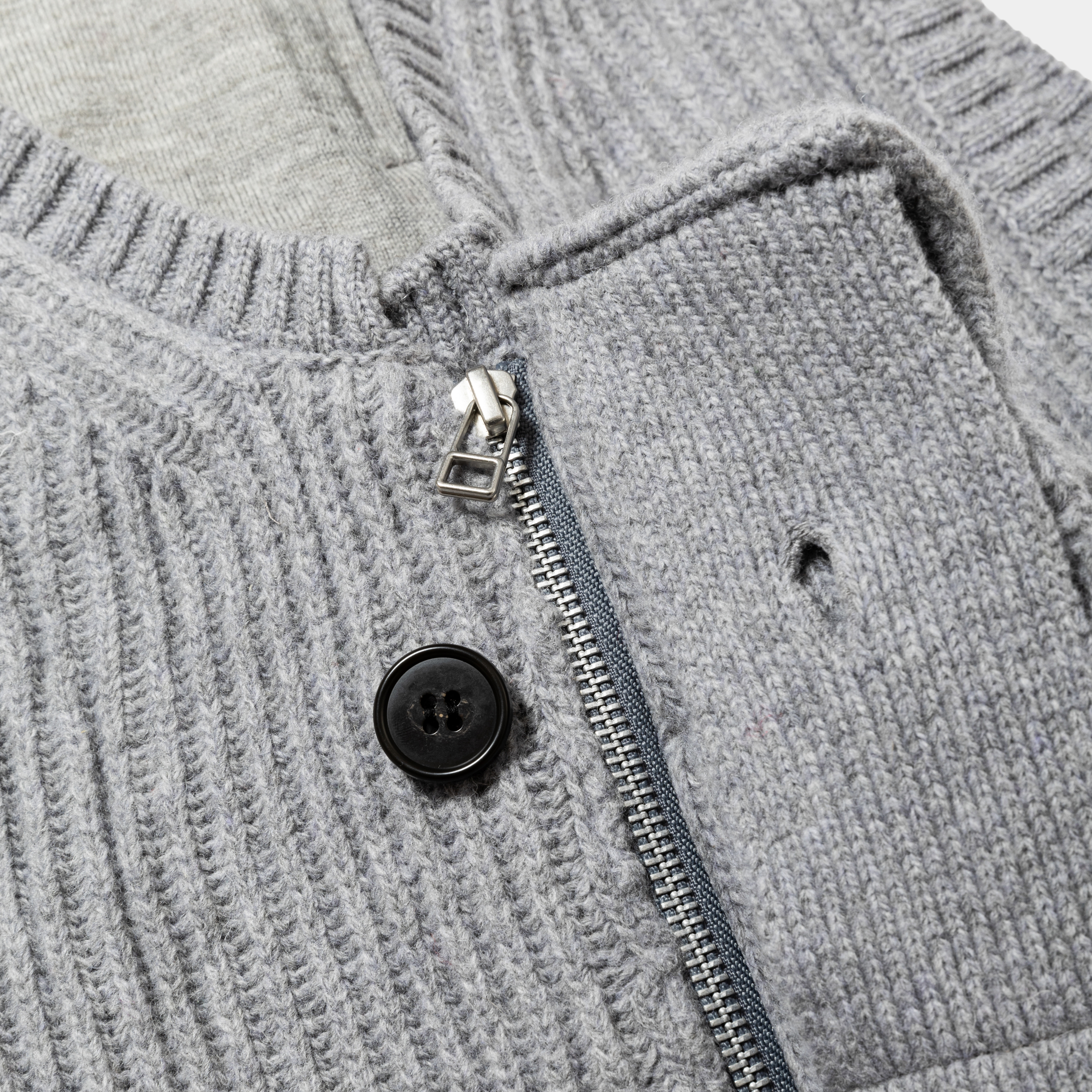 Body Armor Knit Vest/Grey