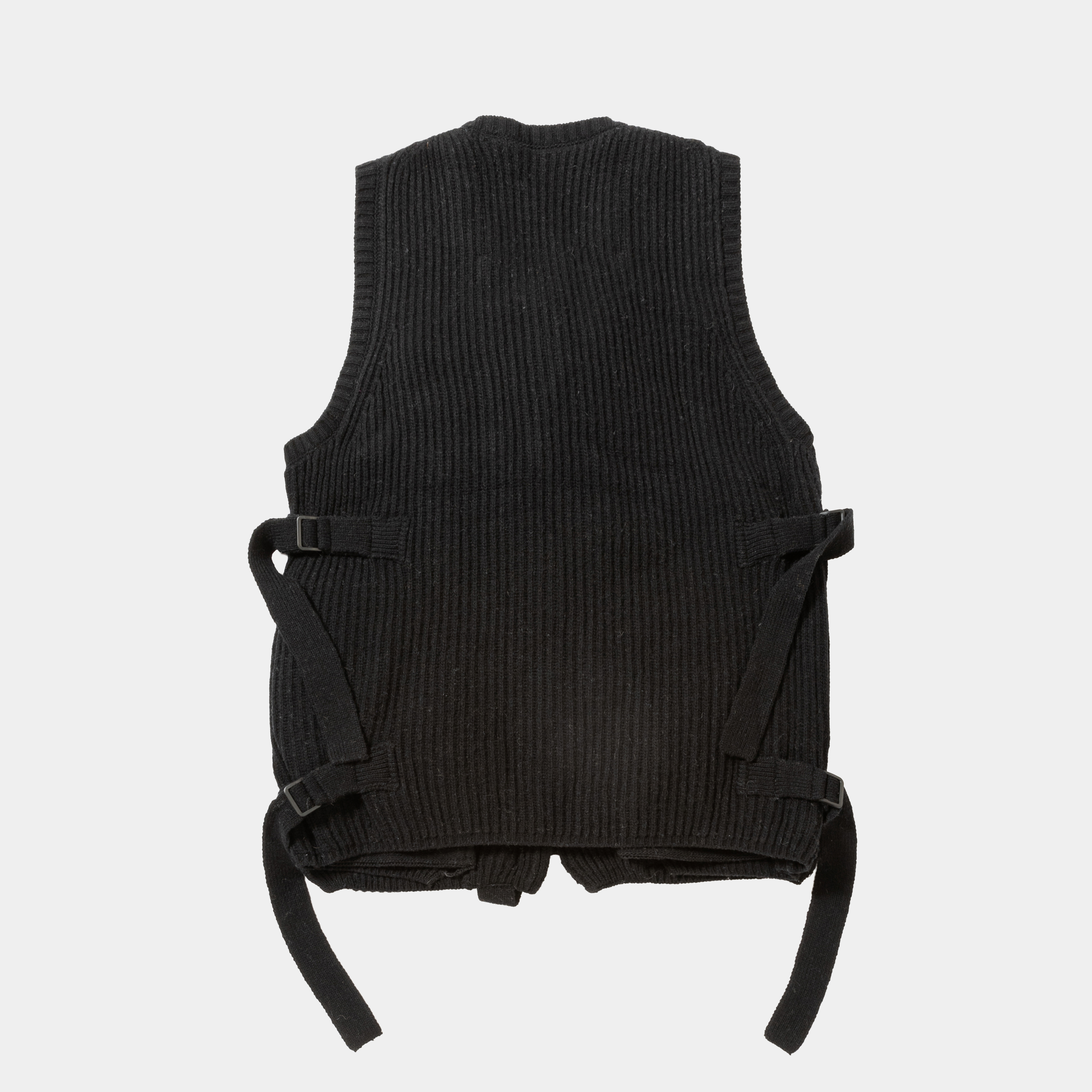 Body Armor Knit Vest/Off Black