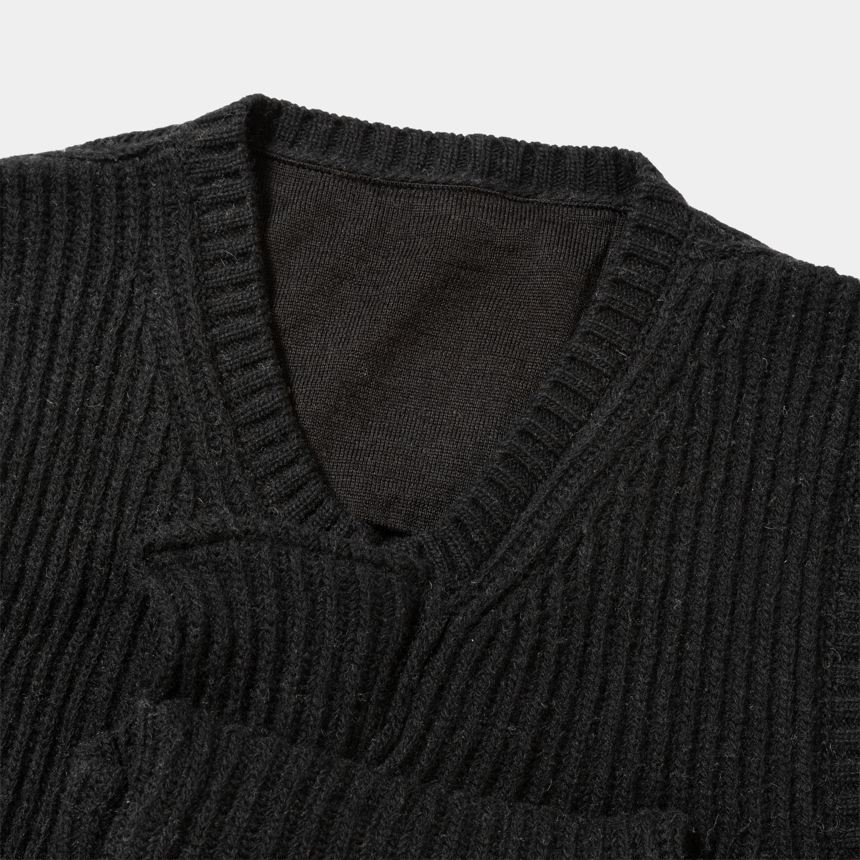Body Armor Knit Vest/Off Black