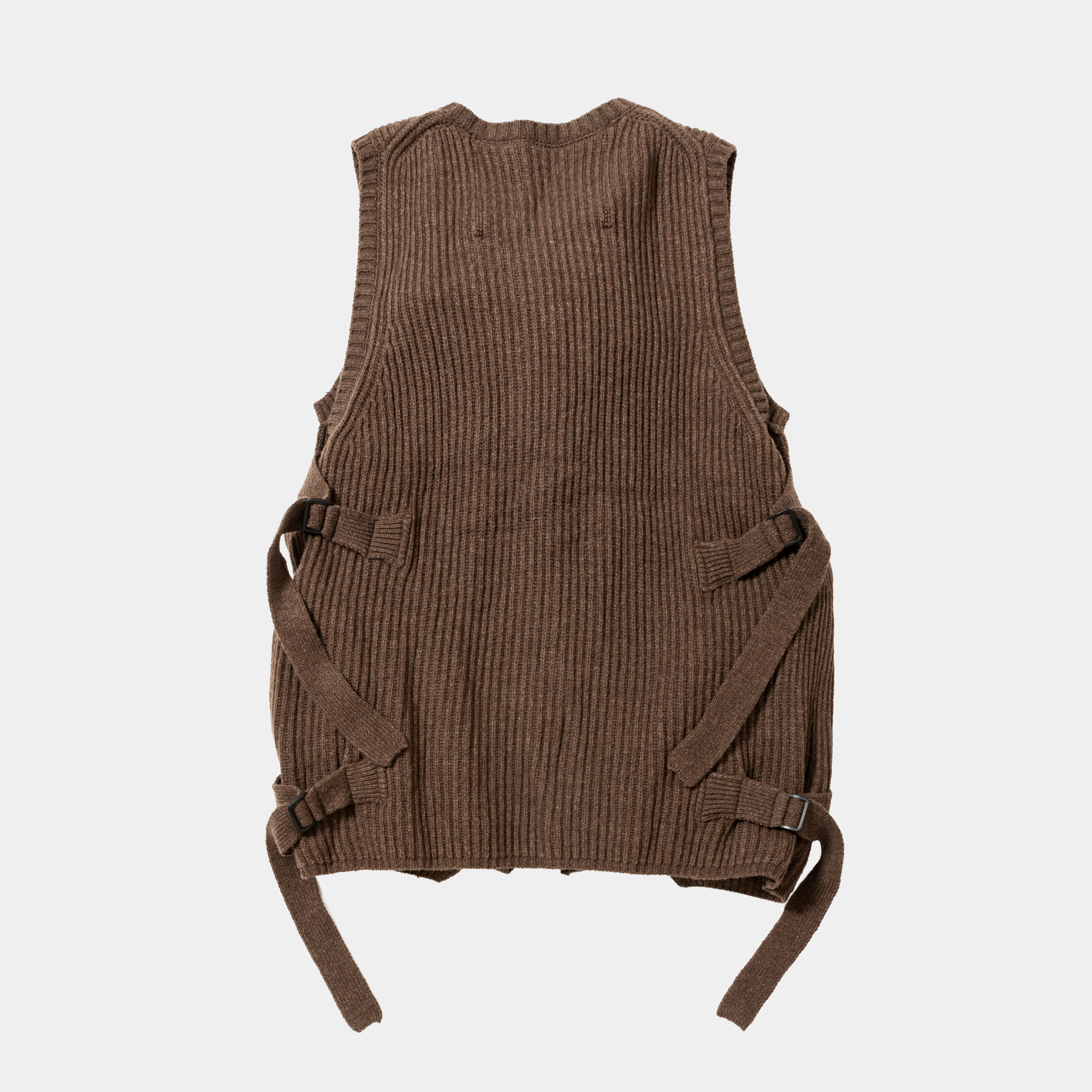 Body Armor Knit Vest/Brown