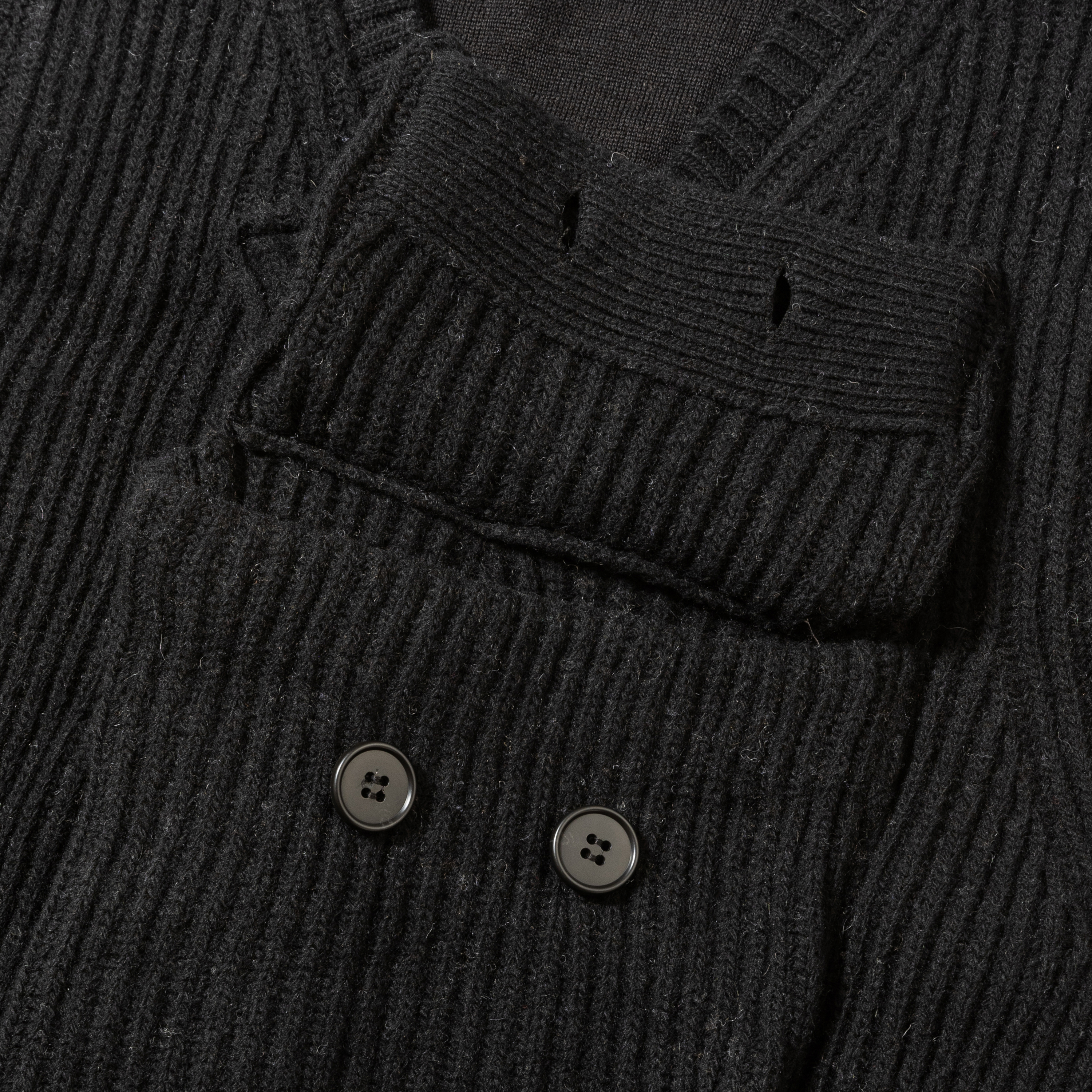 Body Armor Knit Vest/Off Black