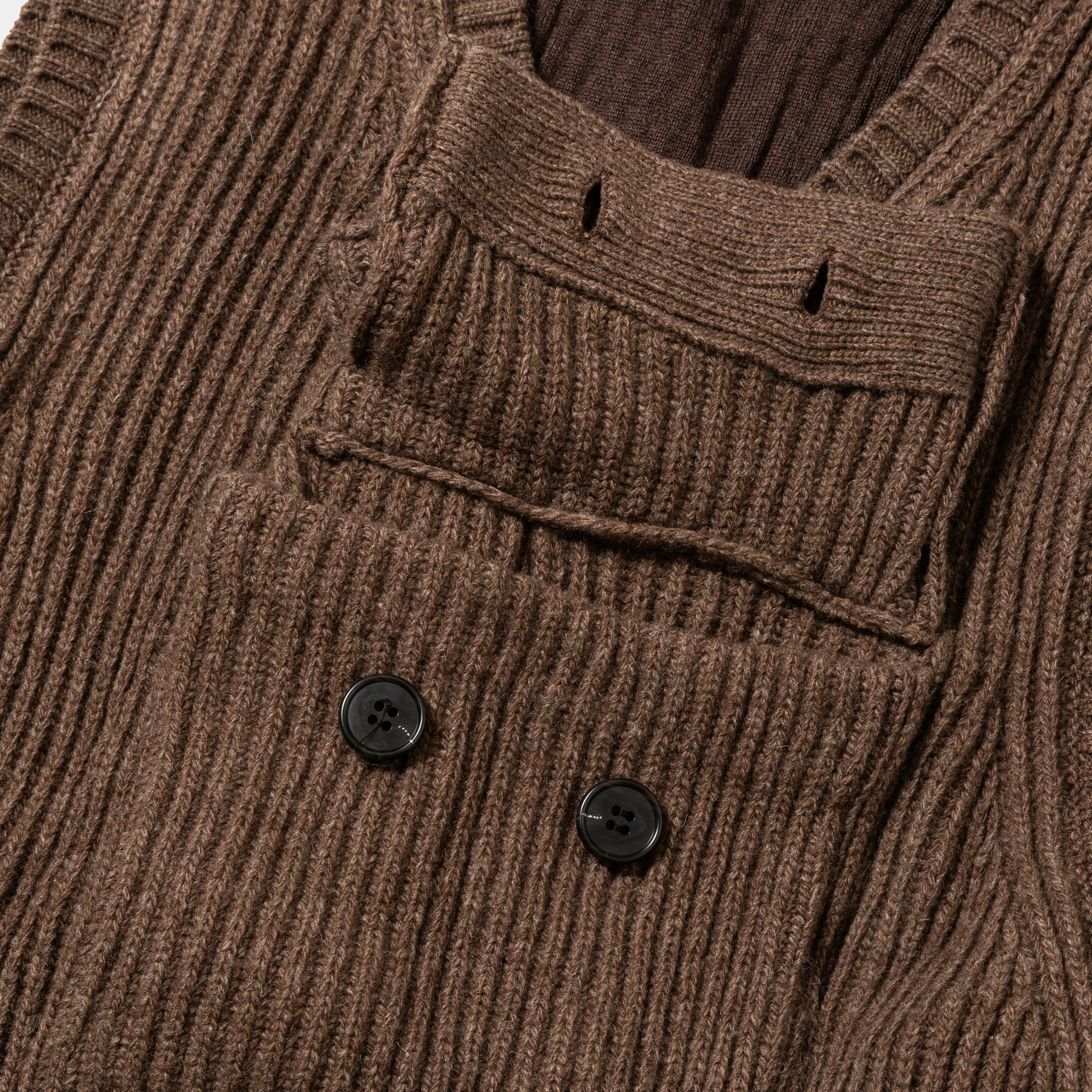 Body Armor Knit Vest/Brown