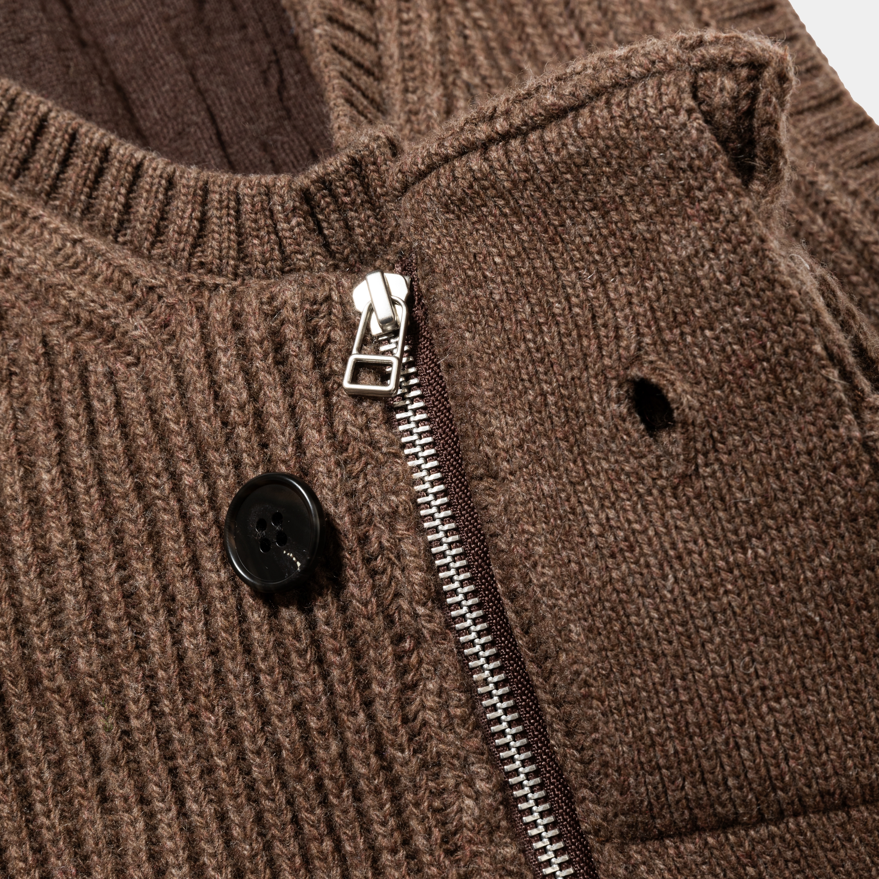 Body Armor Knit Vest/Brown