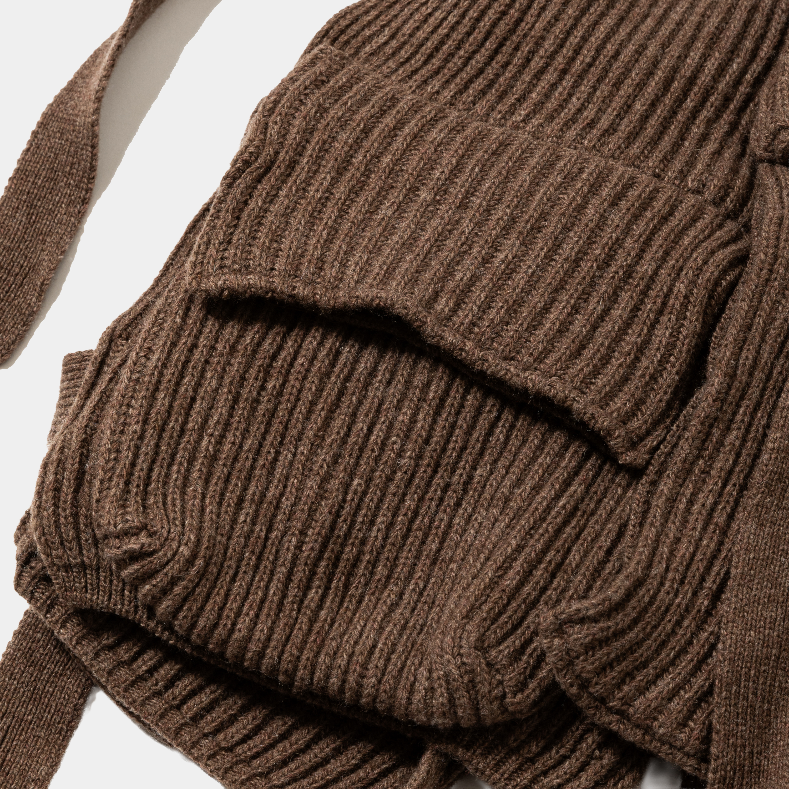 Body Armor Knit Vest/Brown