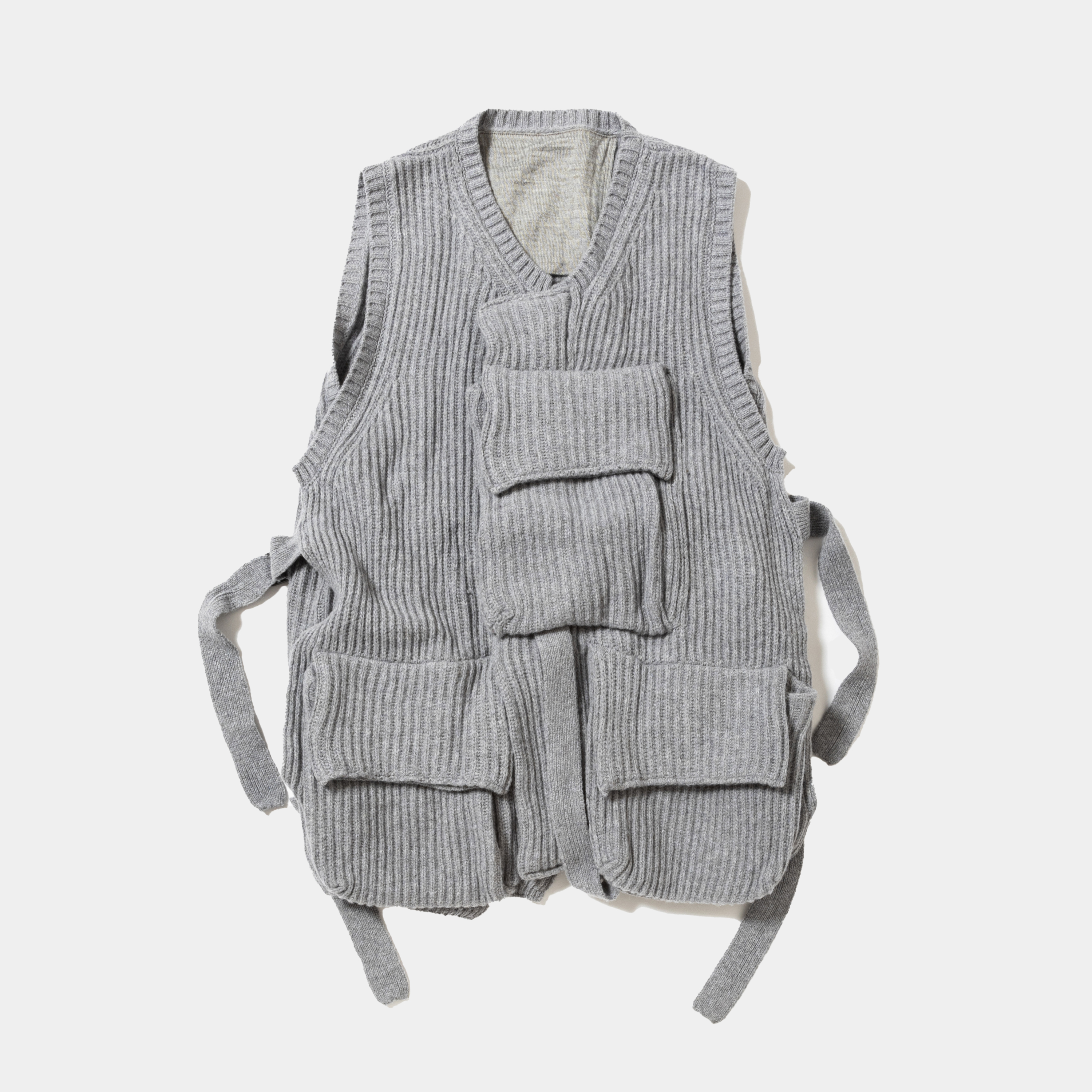 Body Armor Knit Vest/Grey