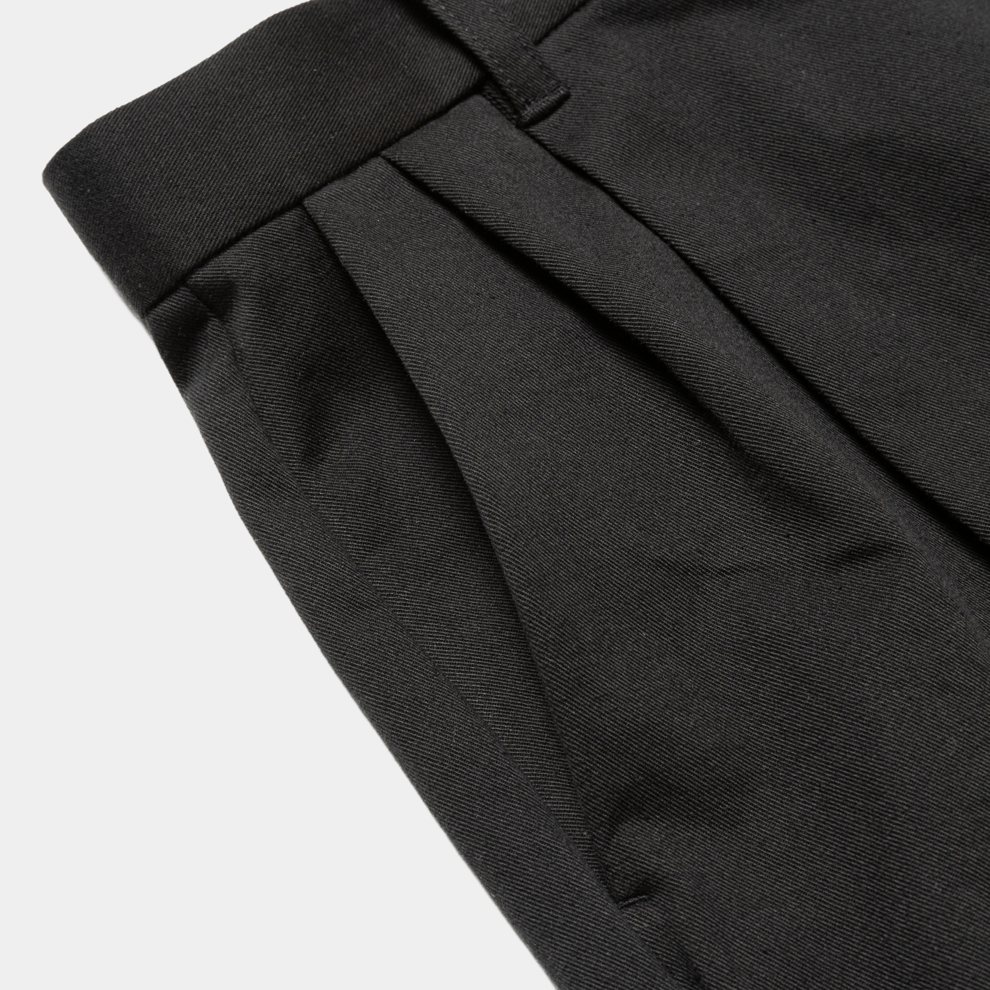 Dress Chino High-waist Slacks/Off Black