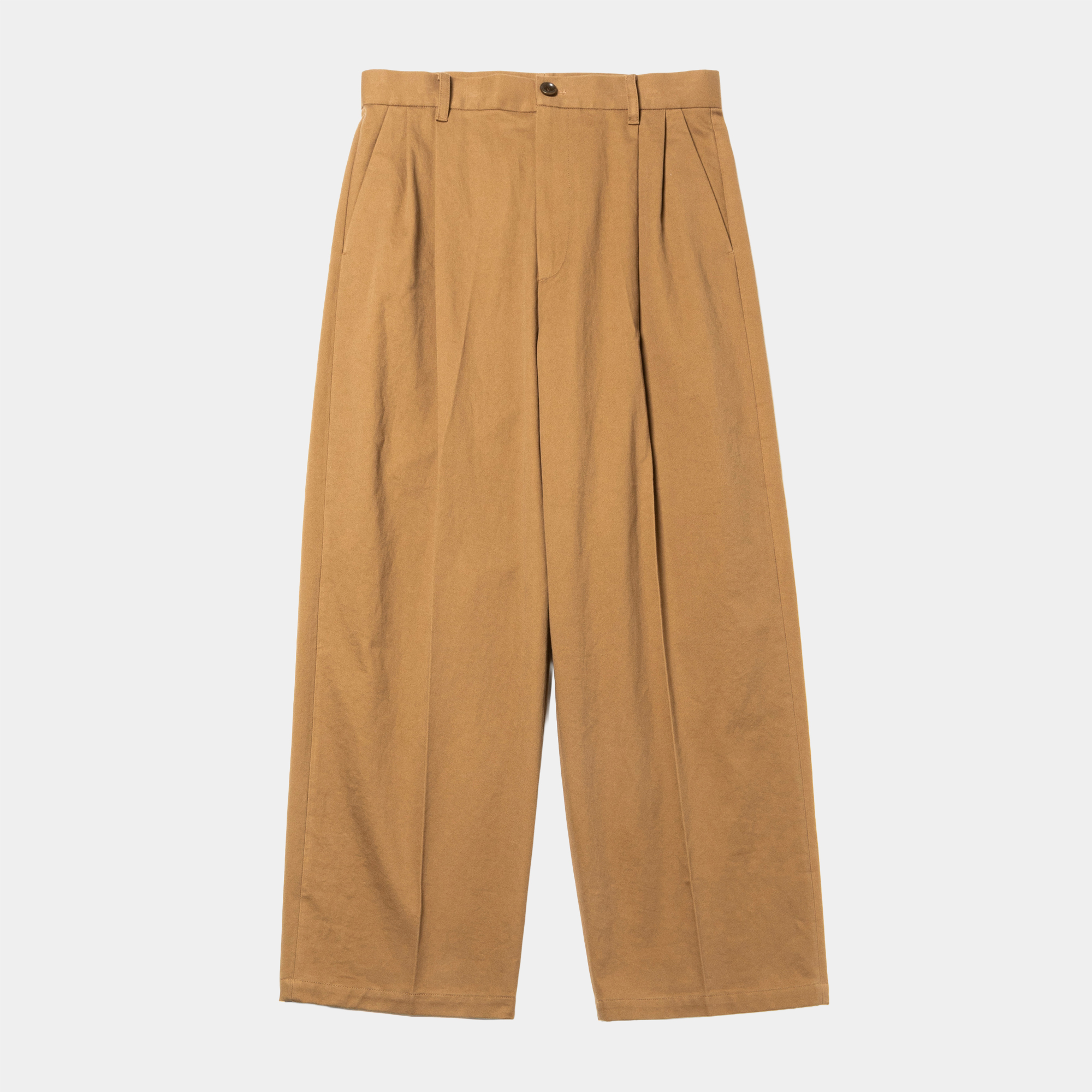 Dress Chino High-waist Slacks/Beige