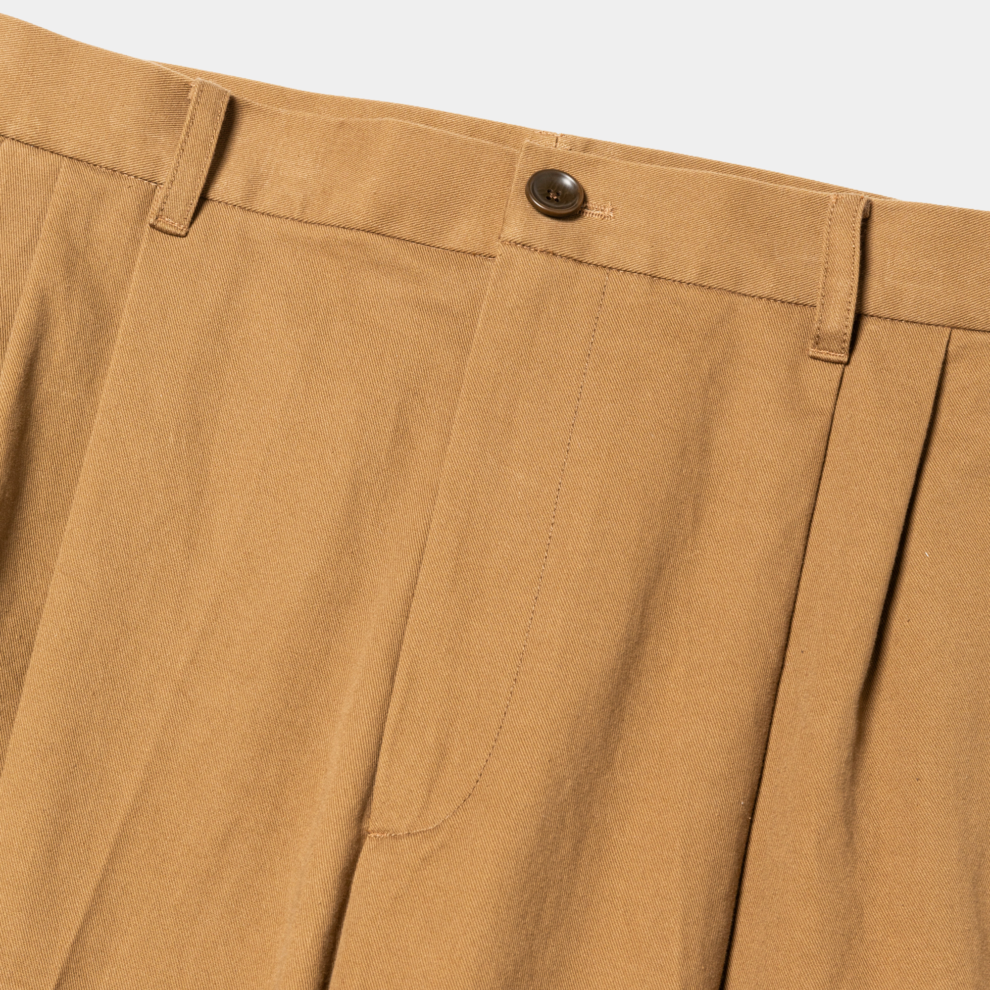Dress Chino High-waist Slacks/Beige