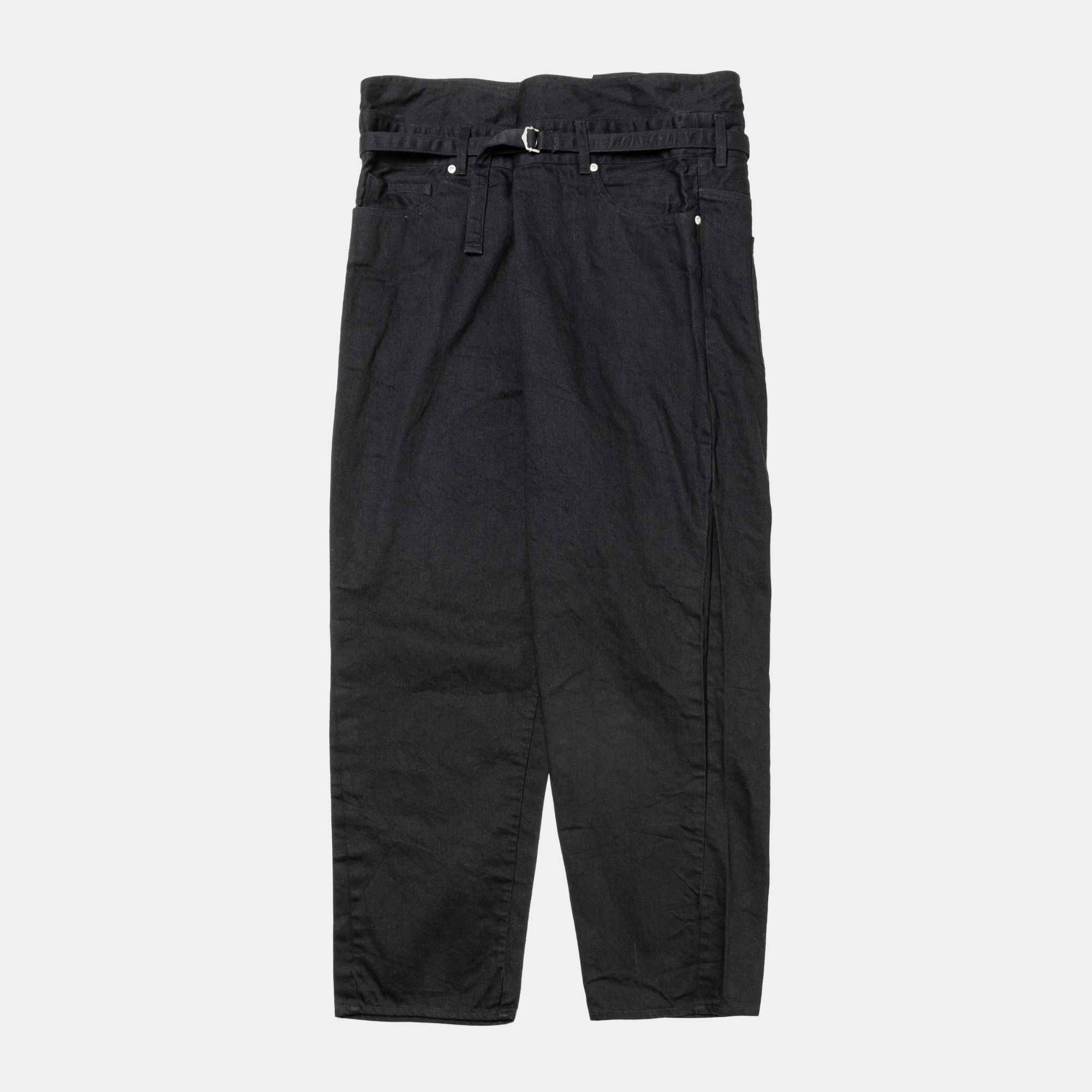 Fade Denim Wrap PT “Tapered”/Off Black
