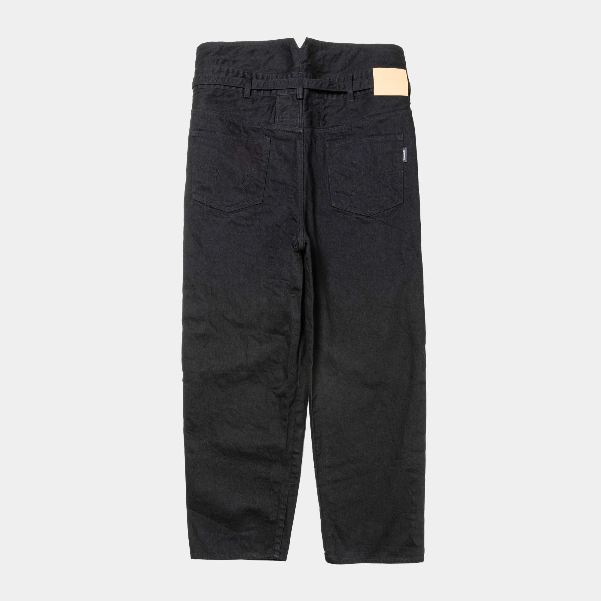 Fade Denim Wrap PT “Tapered”/Off Black