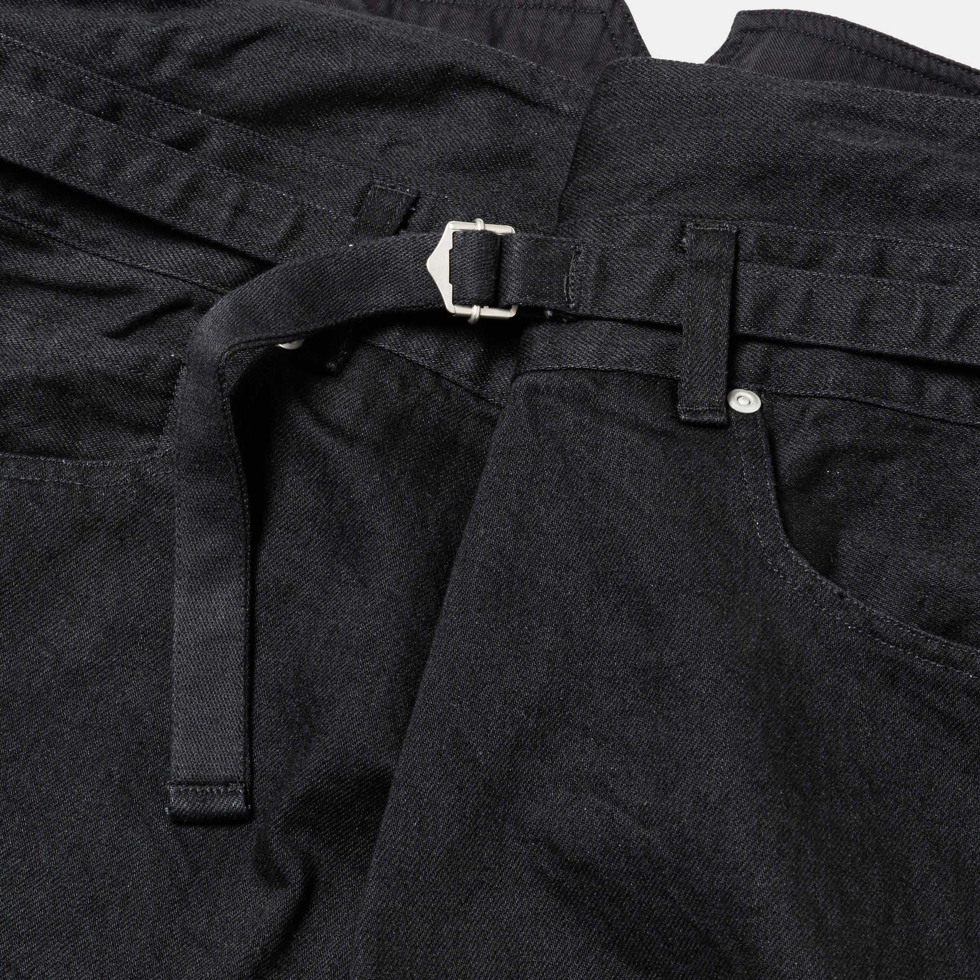 Fade Denim Wrap PT “Wide”/Off Black