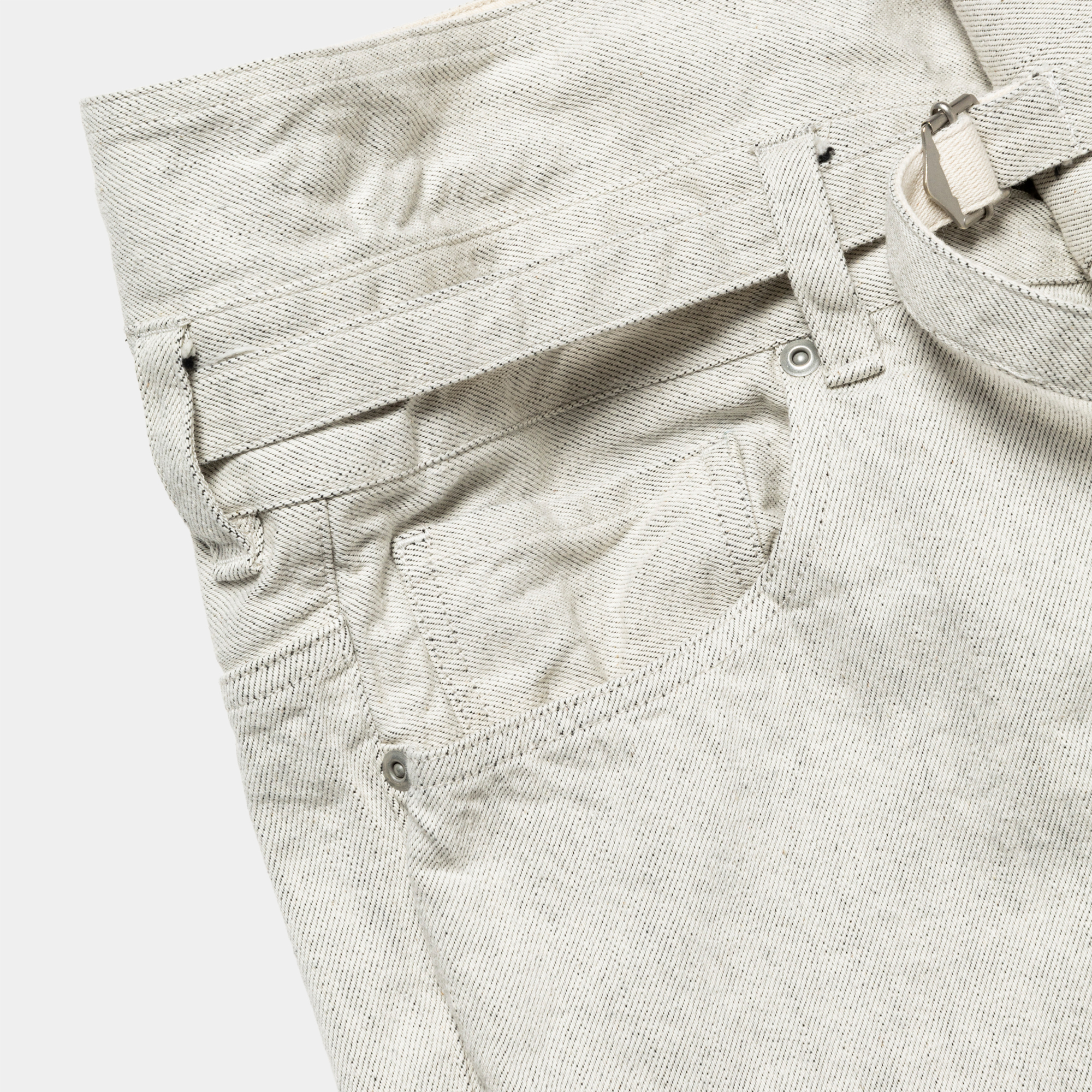 Fade Denim Wrap PT “Tapered”/Off White