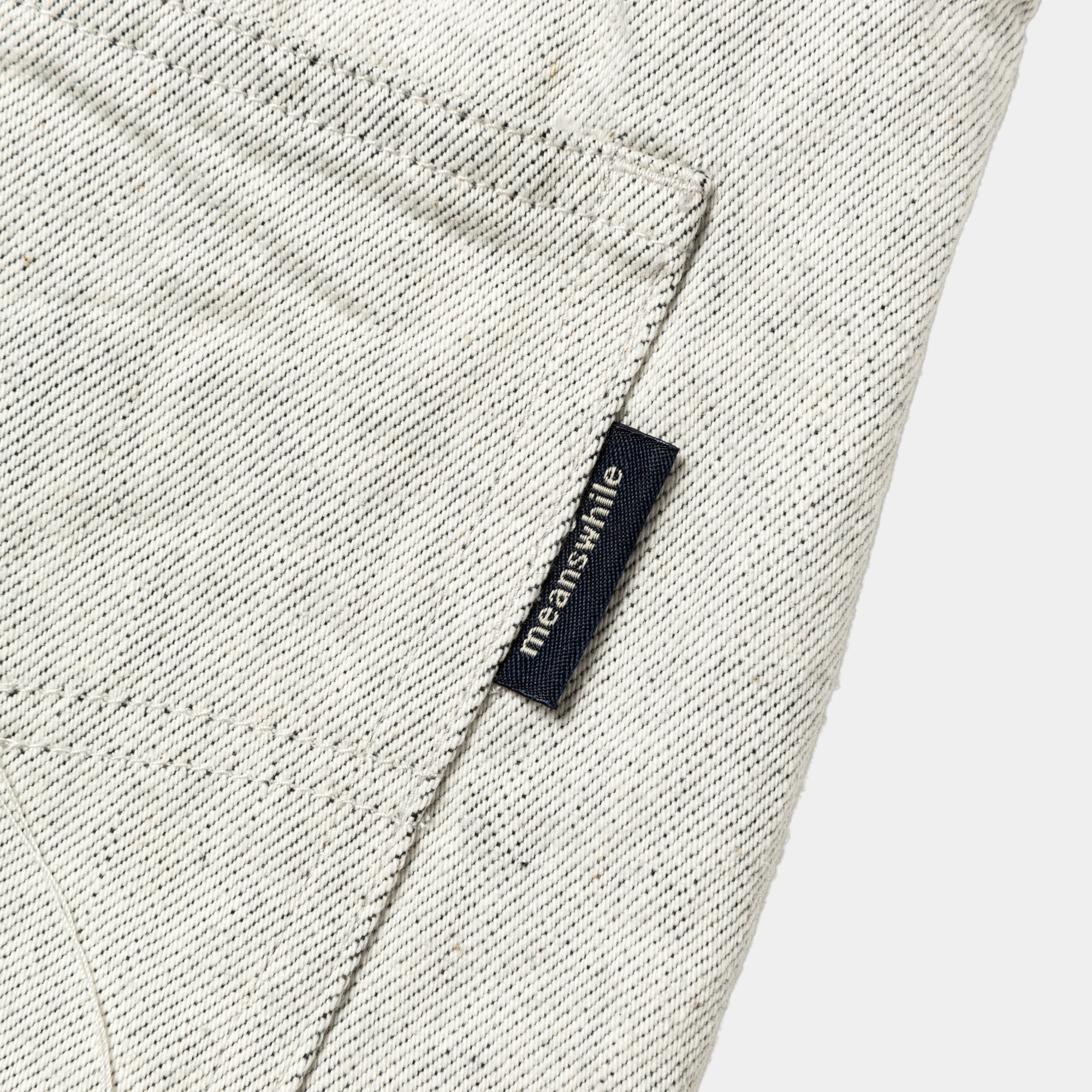 Fade Denim Wrap PT “Tapered”/Off White
