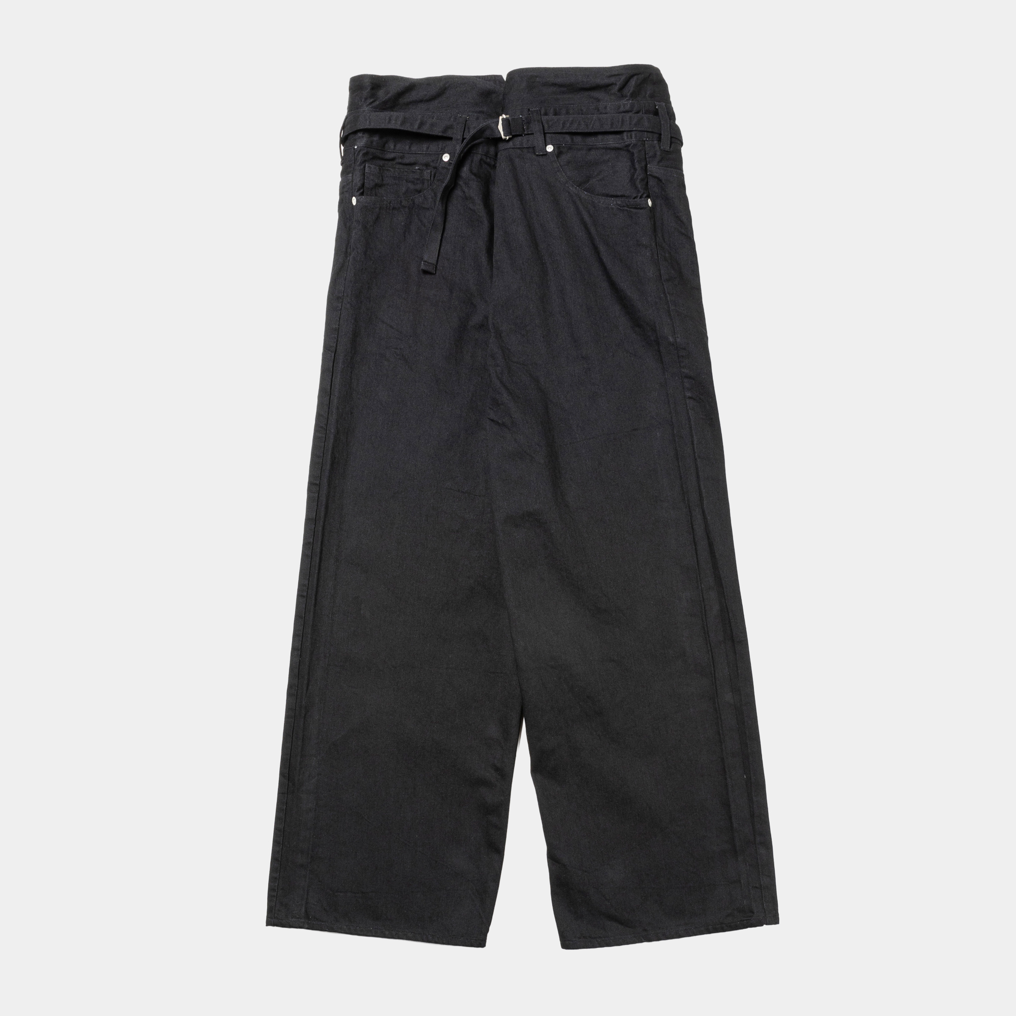 Fade Denim Wrap PT “Wide”/Off Black