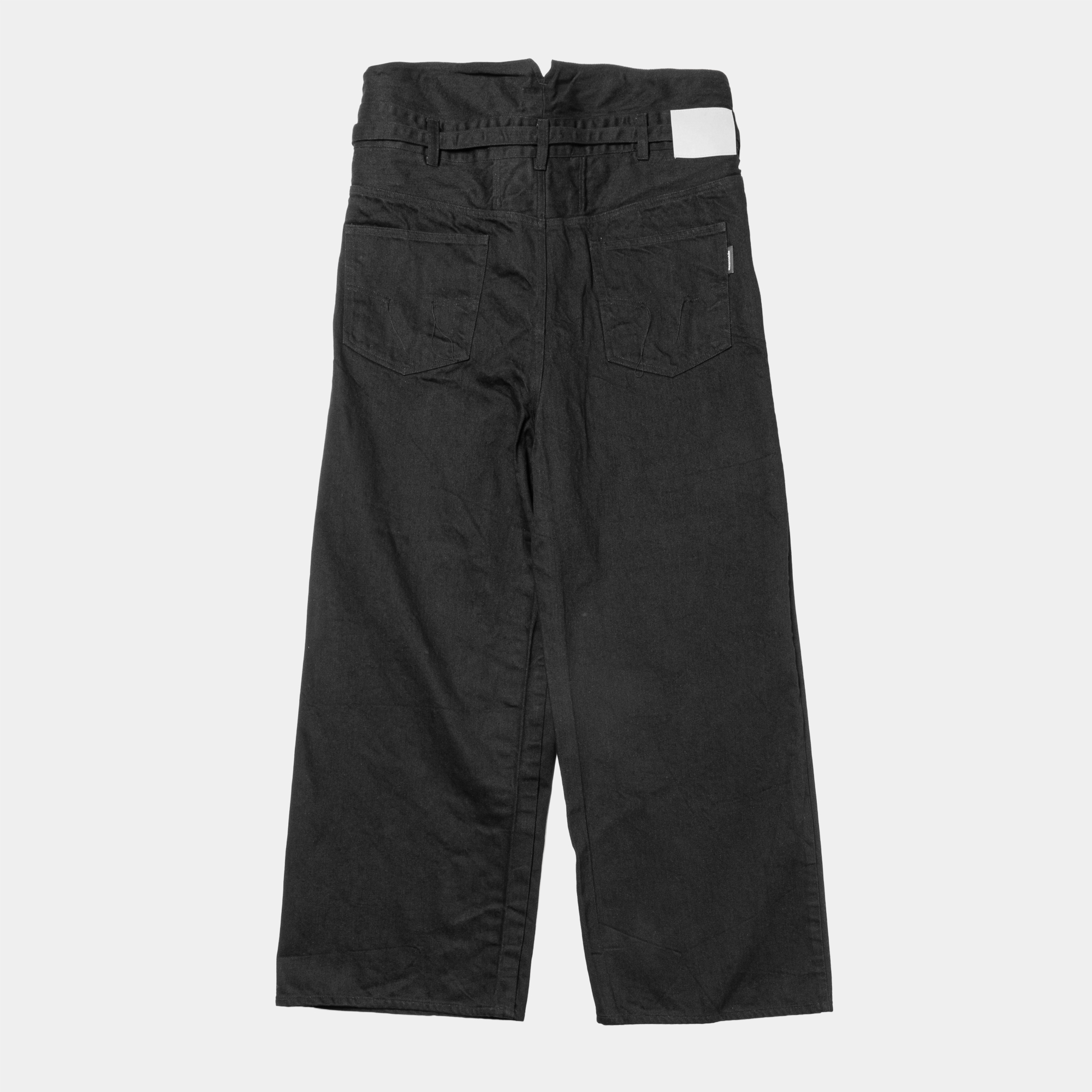 Fade Denim Wrap PT “Wide”/Off Black