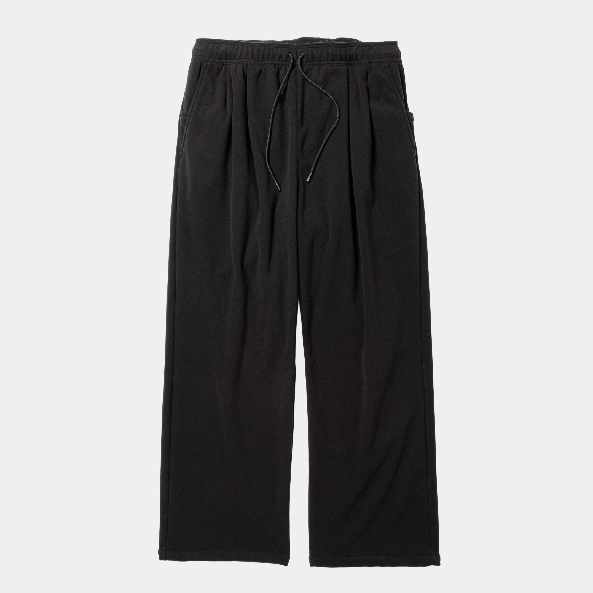 Polartec® Fleece Wide Slacks/Off Black