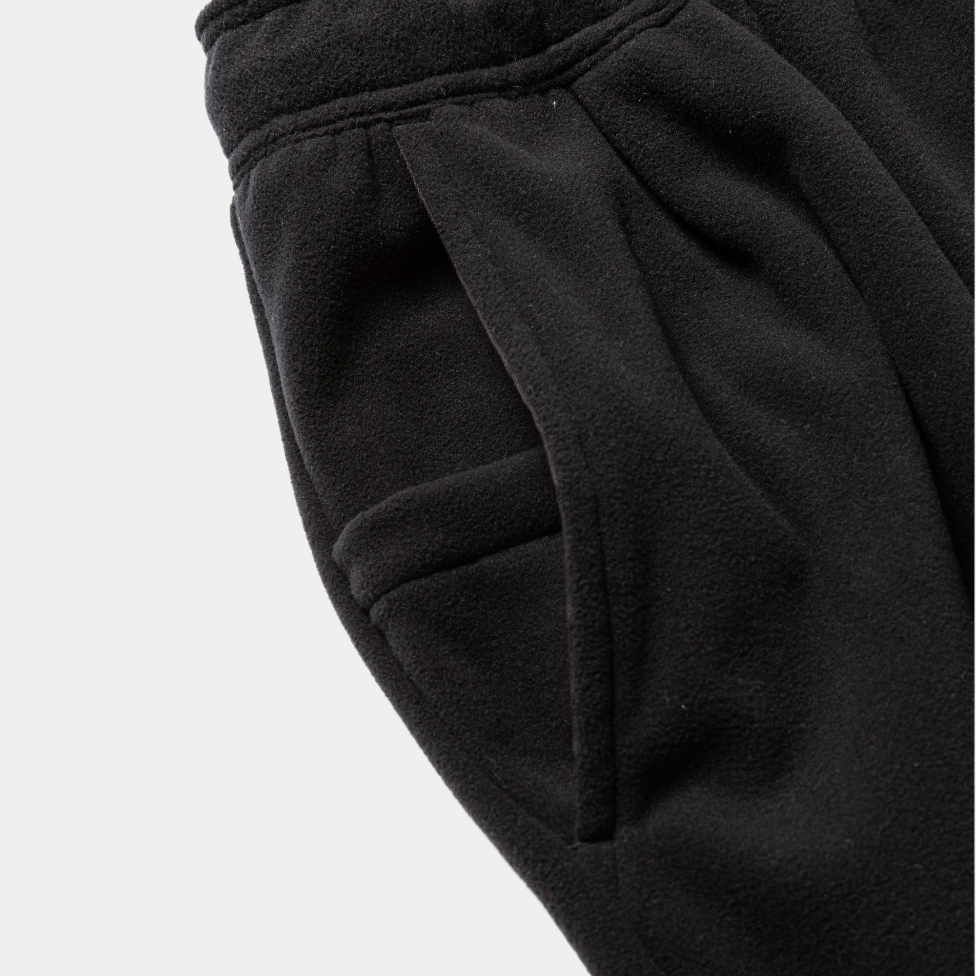 Polartec® Fleece Wide Slacks/Off Black