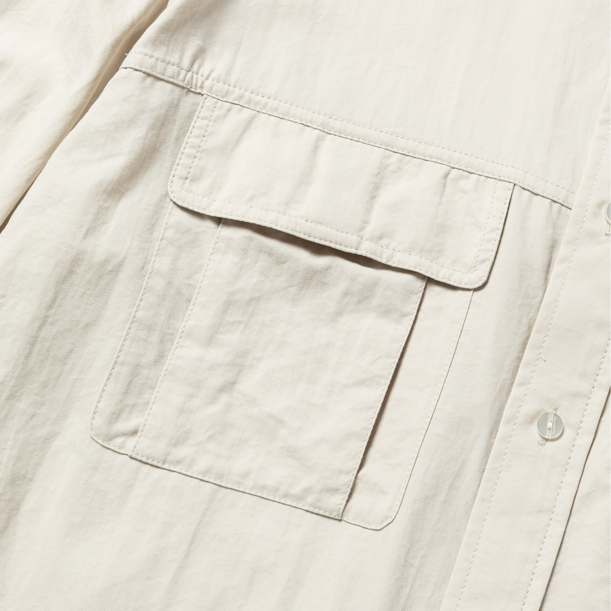Crisp Tussah Luggage SH/Off White