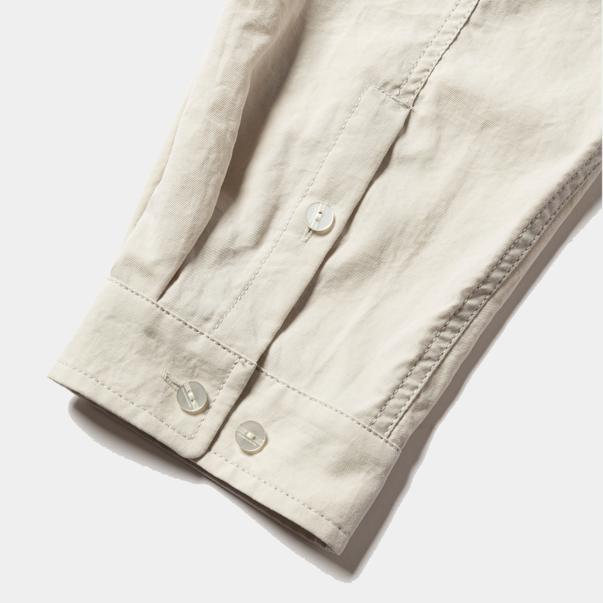 Crisp Tussah Luggage SH/Off White