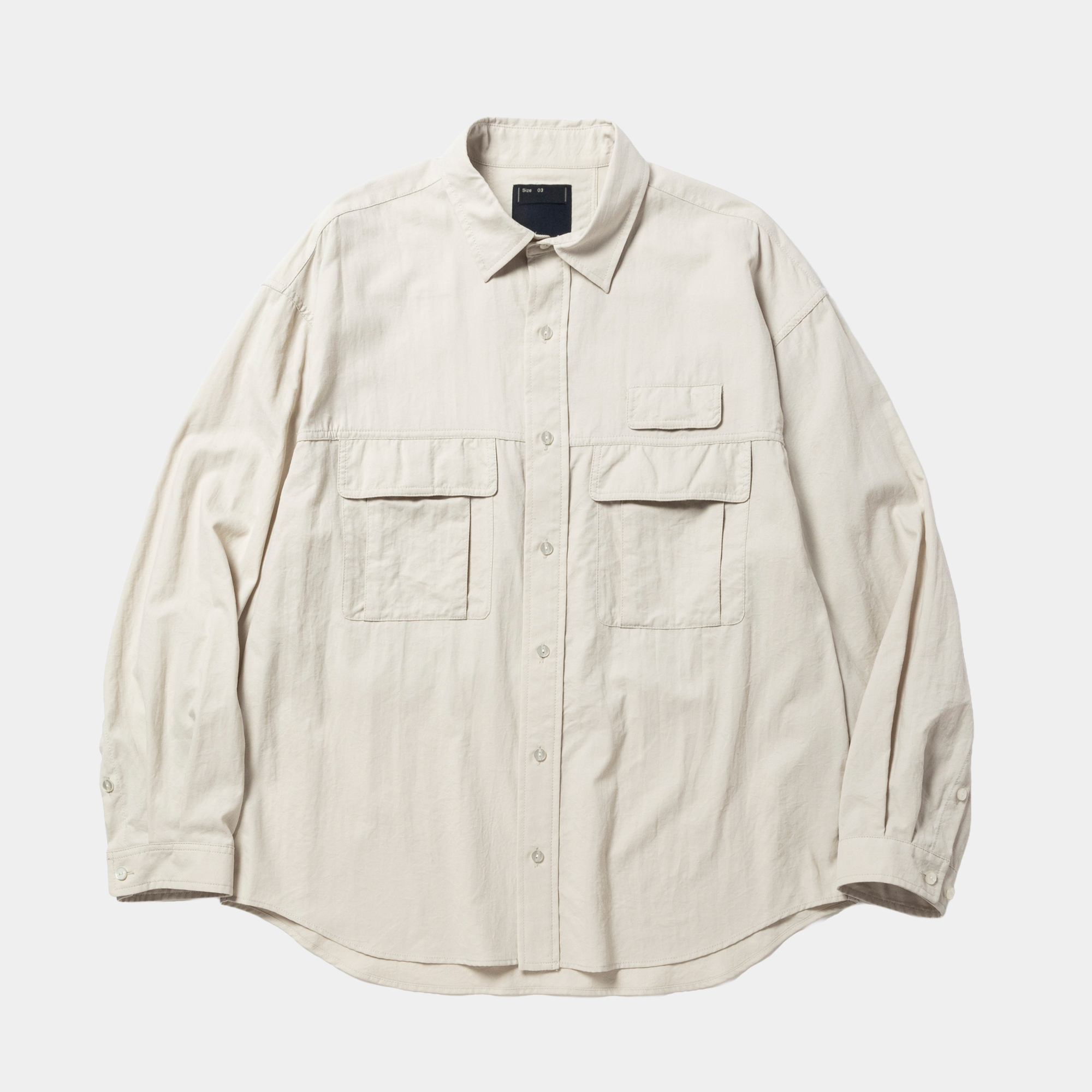 Crisp Tussah Luggage SH/Off White