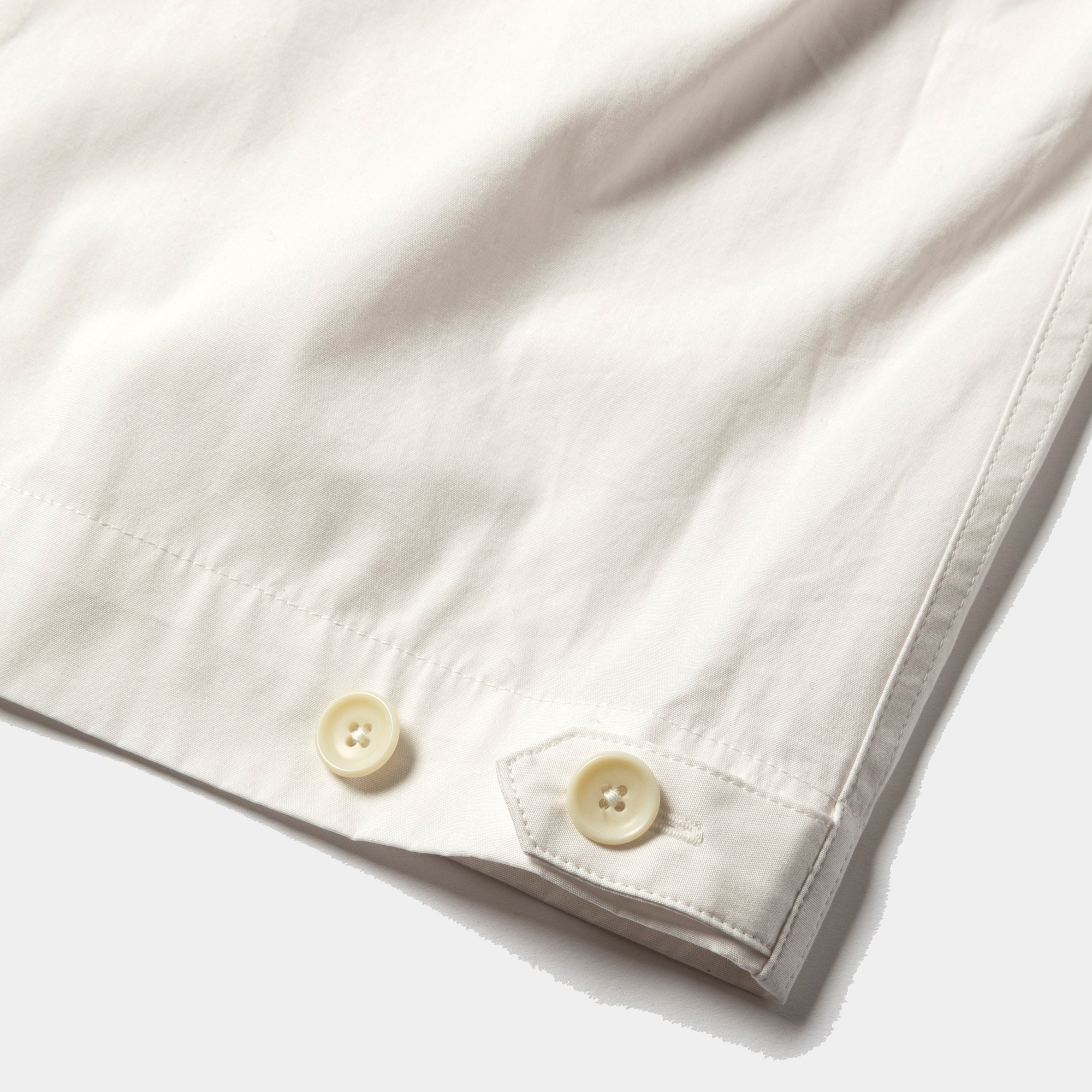 Trinity Chambray Safari Short SH/RGB White