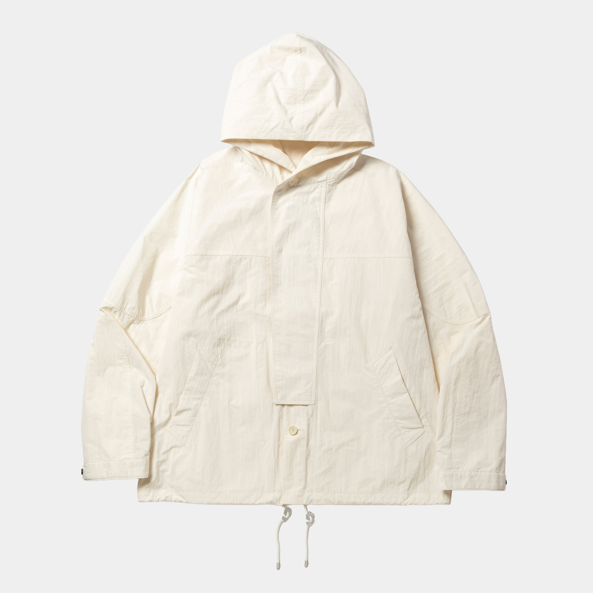 Neutral Hooded Blouson/Off White