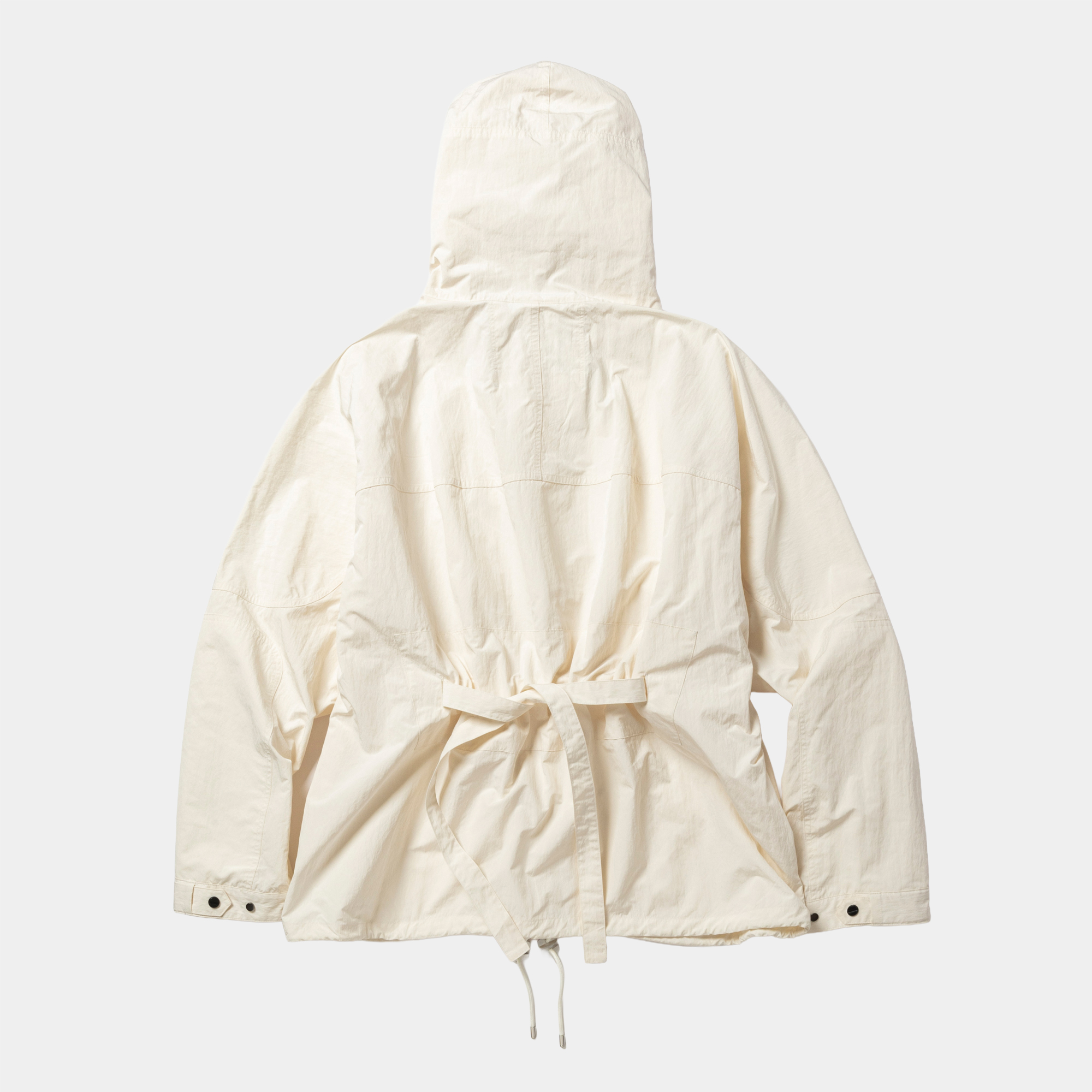 Neutral Hooded Blouson/Off White