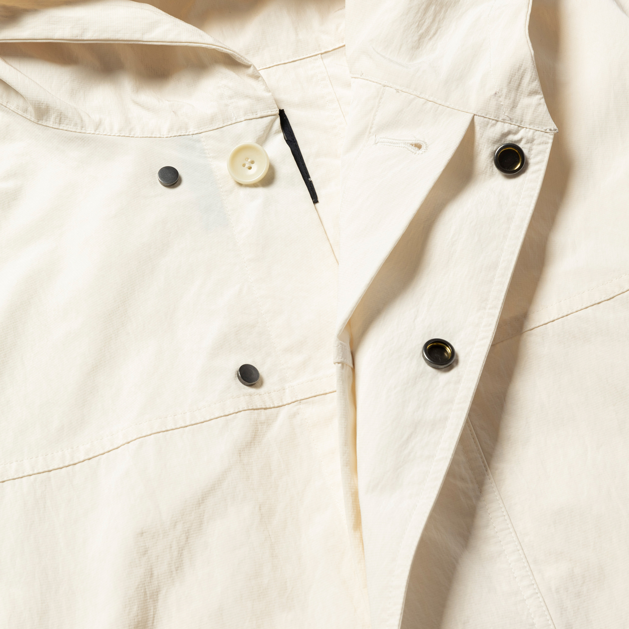 Neutral Hooded Blouson/Off White