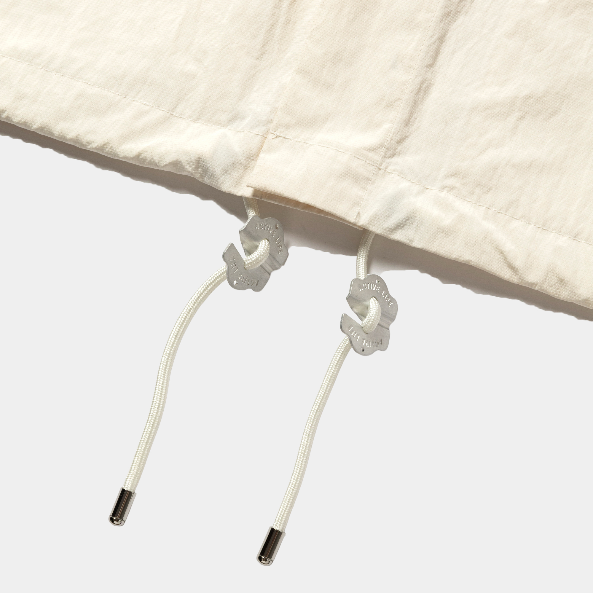 Neutral Hooded Blouson/Off White