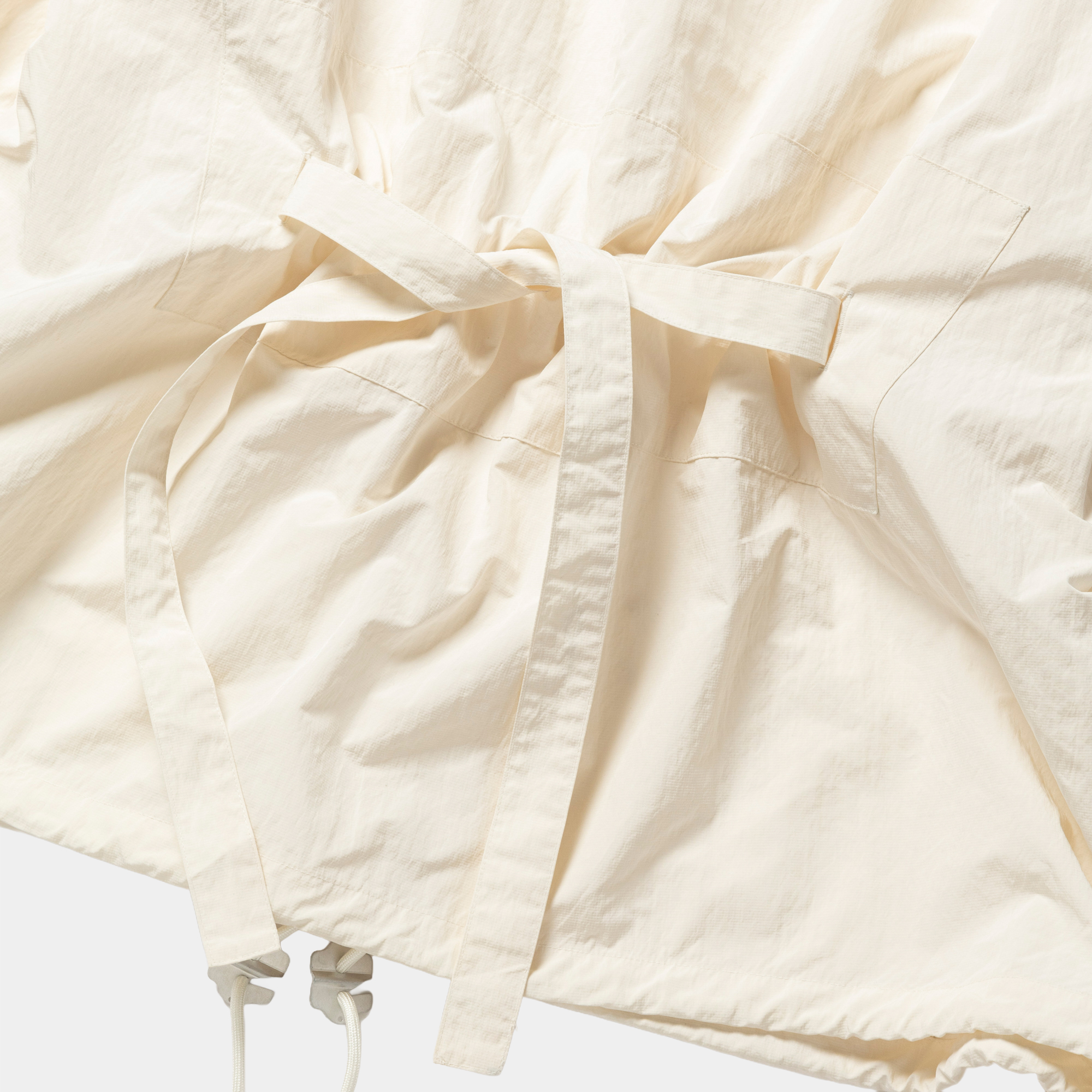 Neutral Hooded Blouson/Off White