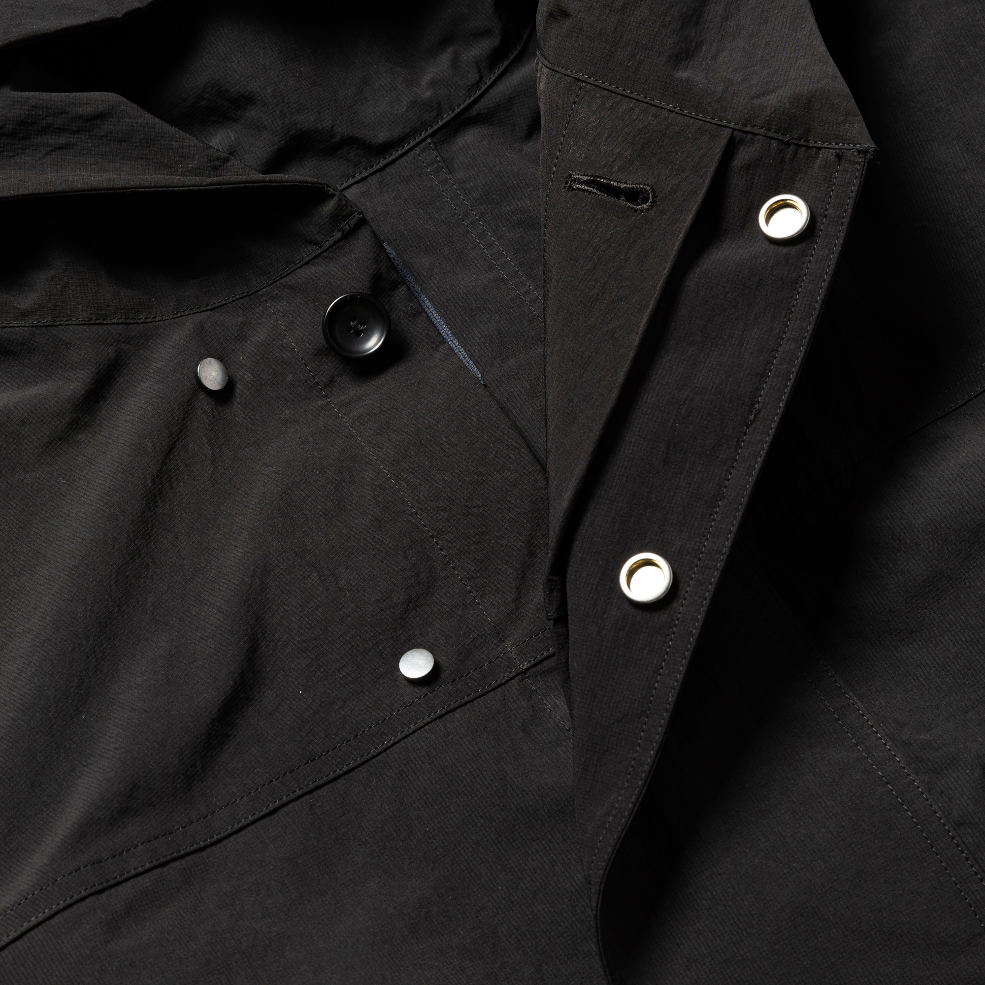 Neutral Hooded Blouson/Off Black