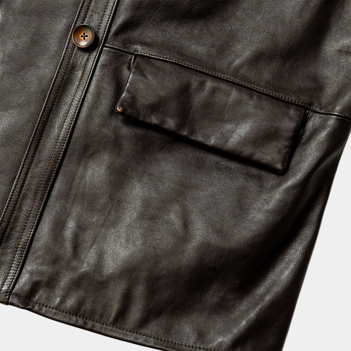 Anonymous Leather Work JKT /D.Brown