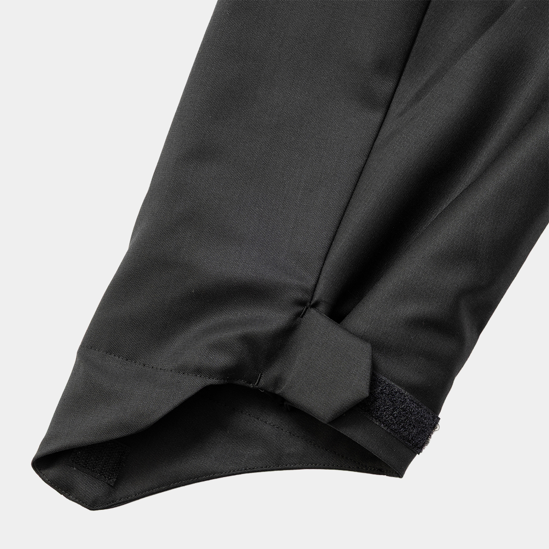 Merino Wool Stand Collar Blouson /Off Black